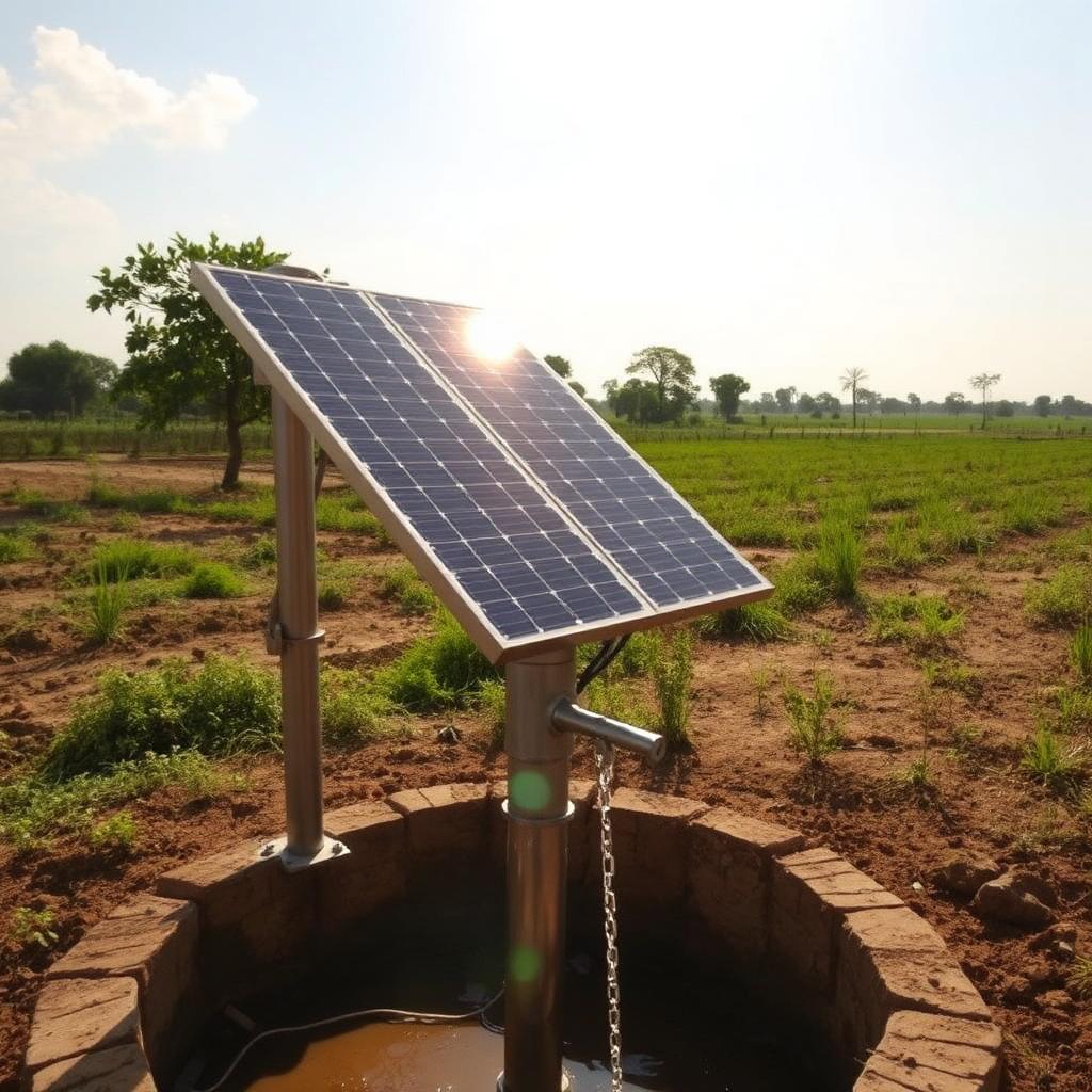 5HP Solar Water Pump — Karimangalam